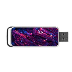 Space Futuristic Shiny Abstraction Portable USB Flash (One Side)