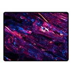 Space Futuristic Shiny Abstraction Double Sided Fleece Blanket (Small) 45 x34  Blanket Front