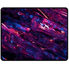 Space Futuristic Shiny Abstraction Double Sided Fleece Blanket (Medium)