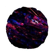 Space Futuristic Shiny Abstraction Standard 15  Premium Flano Round Cushions