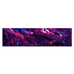 Space Futuristic Shiny Abstraction Oblong Satin Scarf (16  x 60 )