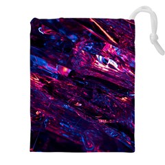 Space Futuristic Shiny Abstraction Drawstring Pouch (4XL)