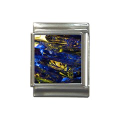 Space Futuristic Shiny Abstraction Flash Colorful Italian Charm (13mm) by Pakemis