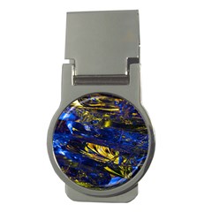 Space Futuristic Shiny Abstraction Flash Colorful Money Clips (round)  by Pakemis