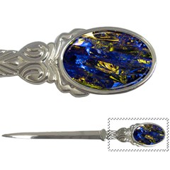 Space Futuristic Shiny Abstraction Flash Colorful Letter Opener by Pakemis