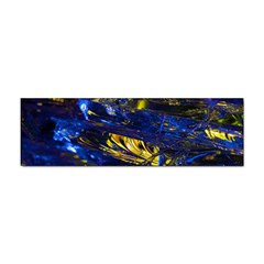 Space Futuristic Shiny Abstraction Flash Colorful Sticker (bumper)