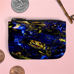 Space Futuristic Shiny Abstraction Flash Colorful Mini Coin Purse by Pakemis