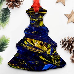 Space Futuristic Shiny Abstraction Flash Colorful Ornament (christmas Tree)  by Pakemis