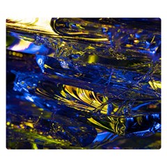 Space Futuristic Shiny Abstraction Flash Colorful Flano Blanket (small) by Pakemis