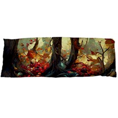 Abstract Texture Forest Trees Fruits Nature Leaves Body Pillow Case Dakimakura (two Sides) by Pakemis