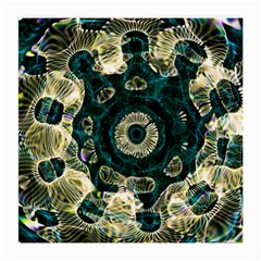 Fractal Glowing Kaleidoscope Wallpaper Art Design Medium Glasses Cloth by Pakemis