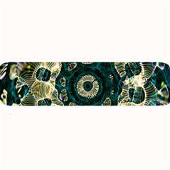 Fractal Glowing Kaleidoscope Wallpaper Art Design Large Bar Mat by Pakemis