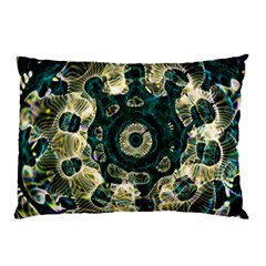 Fractal Glowing Kaleidoscope Wallpaper Art Design Pillow Case by Pakemis