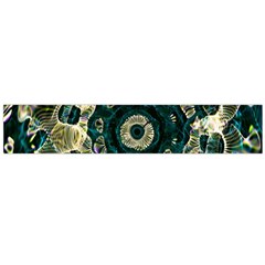 Fractal Glowing Kaleidoscope Wallpaper Art Design Large Flano Scarf 