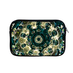 Fractal Glowing Kaleidoscope Wallpaper Art Design Apple Macbook Pro 13  Zipper Case by Pakemis