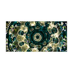 Fractal Glowing Kaleidoscope Wallpaper Art Design Yoga Headband by Pakemis