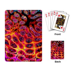 Fractal Black Texture Wallpaper Art Design Playing Cards Single Design (rectangle) by Pakemis