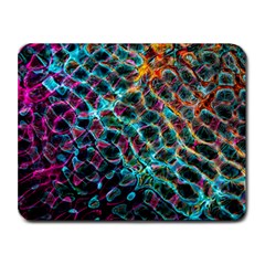 Fractal Abstract Waves Background Wallpaper Small Mousepad