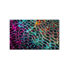 Fractal Abstract Waves Background Wallpaper Sticker Rectangular (10 pack)