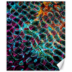 Fractal Abstract Waves Background Wallpaper Canvas 20  x 24 