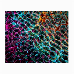 Fractal Abstract Waves Background Wallpaper Small Glasses Cloth (2 Sides)