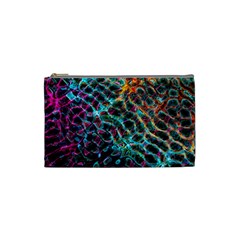 Fractal Abstract Waves Background Wallpaper Cosmetic Bag (Small)