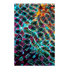 Fractal Abstract Waves Background Wallpaper Shower Curtain 48  x 72  (Small) 