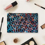 Fractal Black Texture Wallpaper Art Design Art Cosmetic Bag (Medium) Front