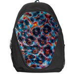 Fractal Black Texture Wallpaper Art Design Art Backpack Bag Front