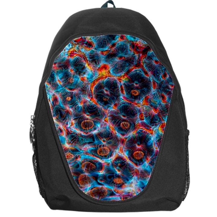 Fractal Black Texture Wallpaper Art Design Art Backpack Bag