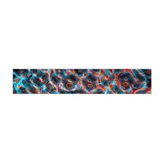 Fractal Black Texture Wallpaper Art Design Art Flano Scarf (mini) by Pakemis