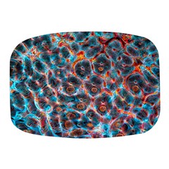 Fractal Black Texture Wallpaper Art Design Art Mini Square Pill Box by Pakemis