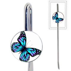 Blue And Pink Butterfly Illustration, Monarch Butterfly Cartoon Blue, Cartoon Blue Butterfly Free Pn Book Mark