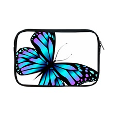 Blue And Pink Butterfly Illustration, Monarch Butterfly Cartoon Blue, Cartoon Blue Butterfly Free Pn Apple Ipad Mini Zipper Cases