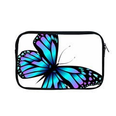 Blue And Pink Butterfly Illustration, Monarch Butterfly Cartoon Blue, Cartoon Blue Butterfly Free Pn Apple Macbook Pro 13  Zipper Case by asedoi