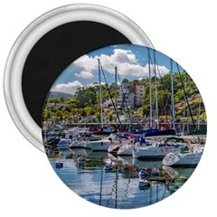 Piriapolis City Port, Maldonado, Uruguay 3  Magnets by dflcprintsclothing