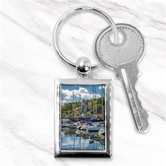 Piriapolis City Port, Maldonado, Uruguay Key Chain (rectangle) by dflcprintsclothing