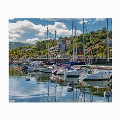 Piriapolis City Port, Maldonado, Uruguay Small Glasses Cloth