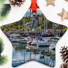 Piriapolis City Port, Maldonado, Uruguay Star Ornament (two Sides) by dflcprintsclothing