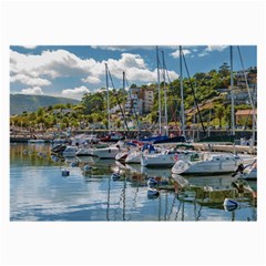 Piriapolis City Port, Maldonado, Uruguay Large Glasses Cloth