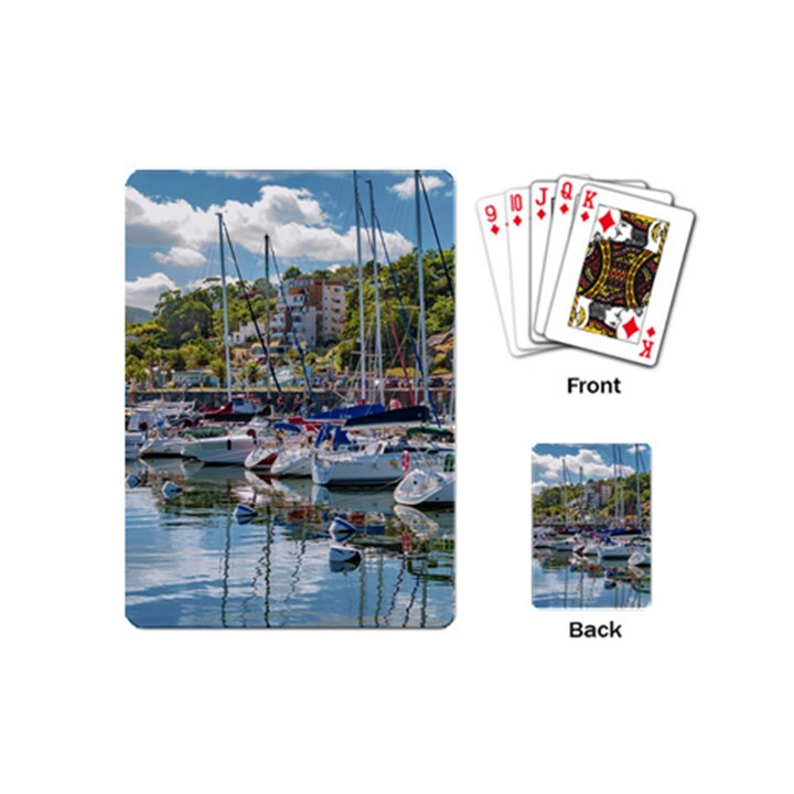 Piriapolis City Port, Maldonado, Uruguay Playing Cards Single Design (Mini)