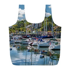 Piriapolis City Port, Maldonado, Uruguay Full Print Recycle Bag (l) by dflcprintsclothing