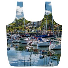 Piriapolis City Port, Maldonado, Uruguay Full Print Recycle Bag (xl) by dflcprintsclothing