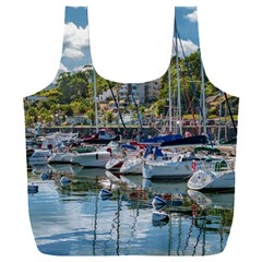 Piriapolis City Port, Maldonado, Uruguay Full Print Recycle Bag (xxl) by dflcprintsclothing