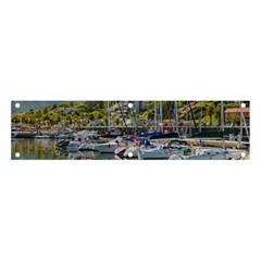 Piriapolis City Port, Maldonado, Uruguay Banner And Sign 4  X 1  by dflcprintsclothing