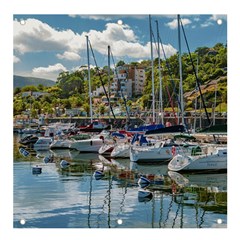 Piriapolis City Port, Maldonado, Uruguay Banner And Sign 4  X 4  by dflcprintsclothing