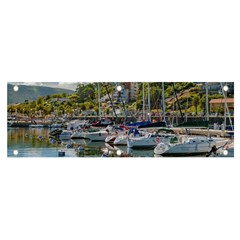 Piriapolis City Port, Maldonado, Uruguay Banner And Sign 6  X 2  by dflcprintsclothing