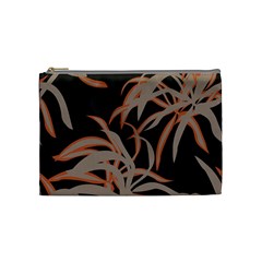 Leaf Leaves Pattern Print Cosmetic Bag (medium) by Ravend