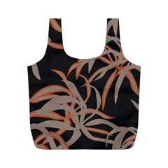 Leaf Leaves Pattern Print Full Print Recycle Bag (m) by Ravend