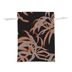 Leaf Leaves Pattern Print Lightweight Drawstring Pouch (l) by Ravend